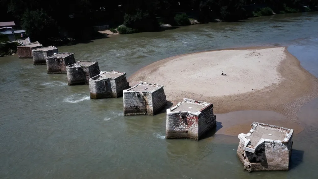 ¿Qué puente romano ha dejado al descubierto la sequía del Danubio?